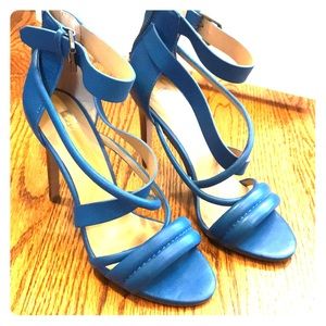 Joes’ Blue Strappy Heels 6.5